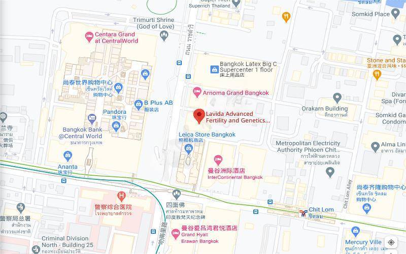 樂(lè)櫻LAVIDA生殖中心位置圖