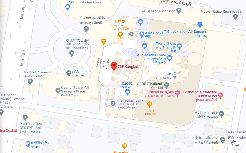 CFG生殖與婦科醫(yī)療中心位置圖