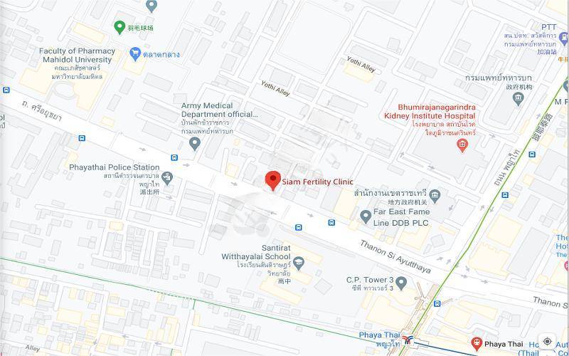 泰國(guó)暹羅醫(yī)院位置圖